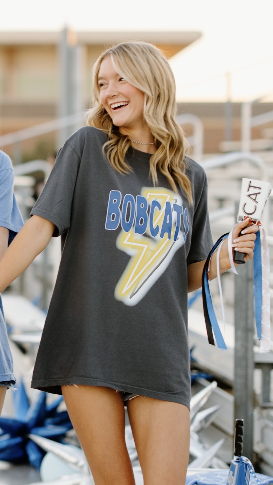 Comfort Colors "Bobcats" Lightning Bolt Tee